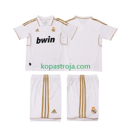 Billiga Fotbollströjor Real Madrid 2011 2012 Retro Barn Hemma tröja Kortärmad